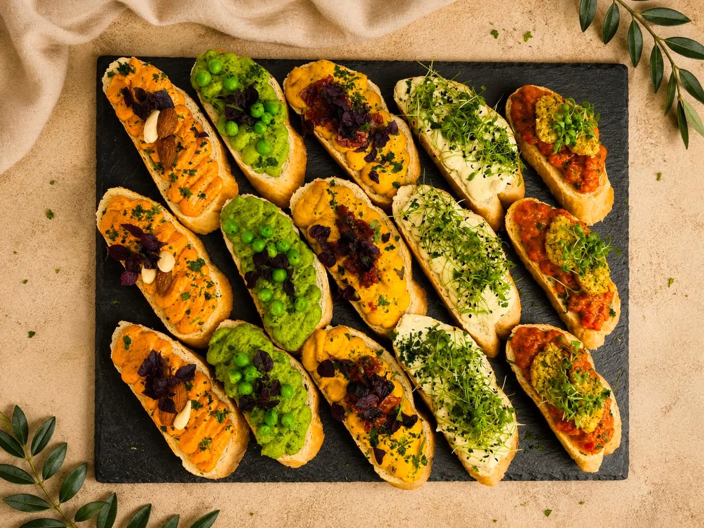 Produktbild von Sandwich Box Vegan (Weissbrot)